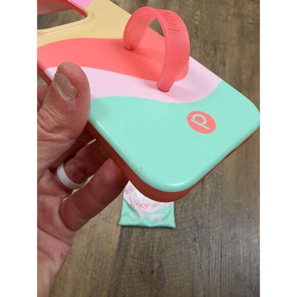 Loopy Case iPhone 14 Pro Max Case W/Pouch Sweet Sorbet X Amber Massey - Picture 3 of 8